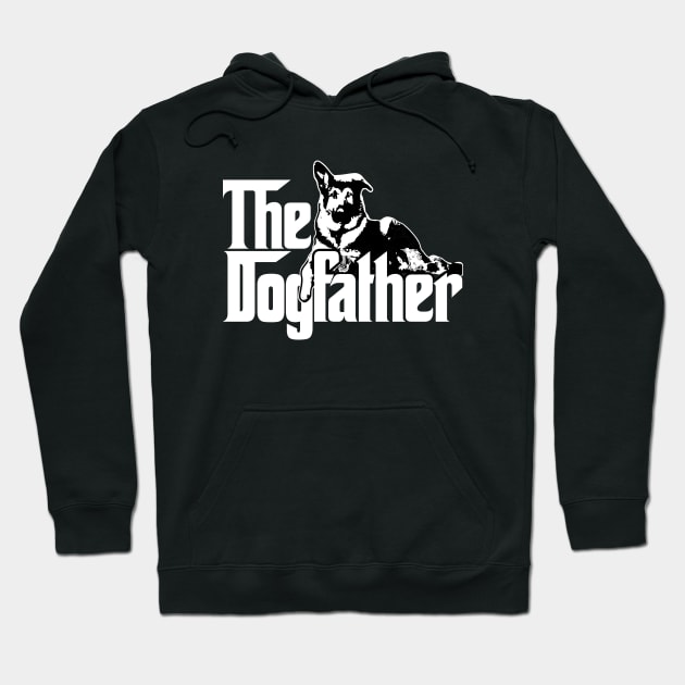 The Dogfather German Shepherd Hoodie by iconicole